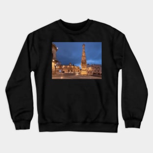 Obelisco Sant'Oronzo obelisk in Ostuni, Italy Crewneck Sweatshirt